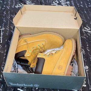 Wheat Nubuck Timberland Boots